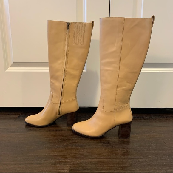 Madewell Selina Tall Boot Extended Calf in Desert Dune 6.5 NWOT - Picture 5 of 8